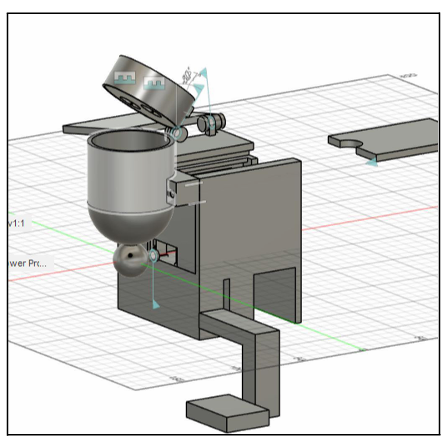 FishFeed feeder enclosure designed in Fusion 360